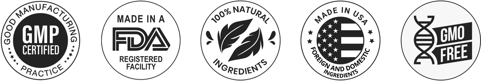 VigorLong quality badges and certifications